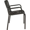 Fauteuil d'extérieur empilable Fréjus