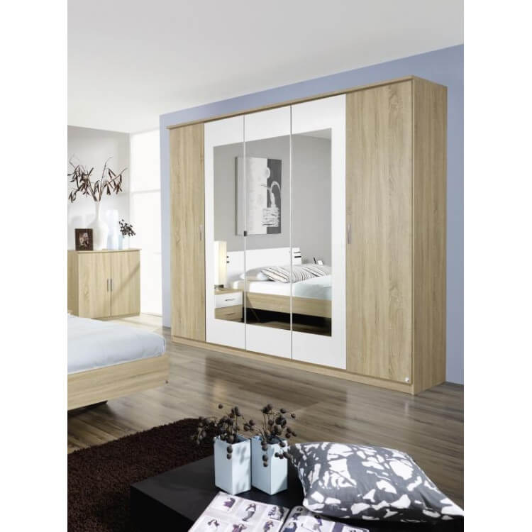 Armoire contemporaine 5 portes Cusco