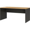 Bureau droit contemporain chêne/graphite Oleron