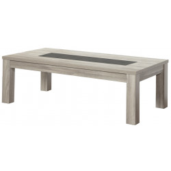 Table basse rectangulaire contemporaine chêne gris Pittsburg