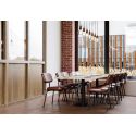 Chaise bistrot vintage (lot de 2) structure en métal Harley