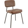 Chaise bistrot vintage (lot de 2) structure en métal Harley