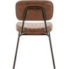Chaise bistrot vintage (lot de 2) structure en métal Harley