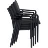 Fauteuil d'extérieur empilable en polypropylène Maria