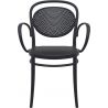 Fauteuil d'extérieur en polypropylène Liana