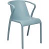 Fauteuil d'extérieur (lot de 4) en polypropylène Camille