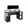 Bureau informatique gamer contemporain anthracite Maverick