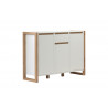 Buffet/bahut scandinave 113 cm blanc/chêne Jedusor