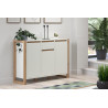 Buffet/bahut scandinave 113 cm blanc/chêne Jedusor