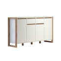 Buffet/bahut scandinave 147 cm blanc/chêne Jedusor