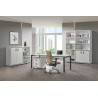 Caisson de bureau contemporain H 50 cm blanc Altesse