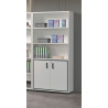 Armoire de bureau combinée contemporaine blanche Altesse