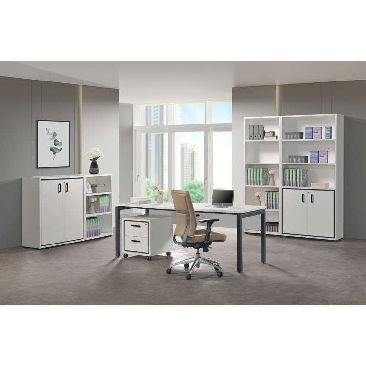 Ensemble de bureau contemporain blanc Altesse