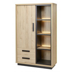 Vaisselier/argentier contemporain chêne clair Tiffanie