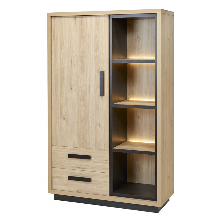 Vaisselier/argentier contemporain chêne clair Tiffanie