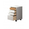 Caisson de bureau style nature en pin massif Maestro