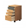 Caisson de bureau style nature en pin massif Maestro