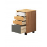 Caisson de bureau style nature en pin massif Maestro