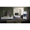 Buffet/bahut design 4 portes blanc laqué Excellence II