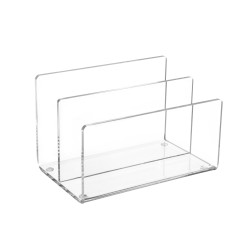 Trieur de bureau en acrylique transparent