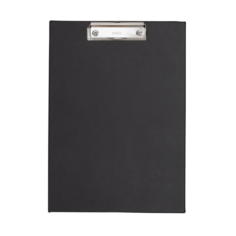 Porte-bloc A4 noir platifié avec pochette transparent (12 pièces