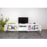 Meuble TV moderne 220 cm Bluberry