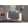 Buffet/bahut 4 portes/3 tiroirs moderne 210 cm Gisela