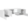 Meuble TV moderne 150 cm Gisela