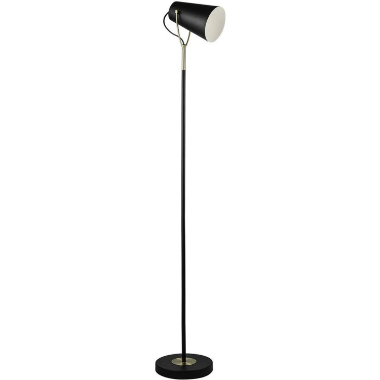 Lampadaire LED Pajaro Moderne - Noir, Hauteur 130 Cm, Variateur Et Télécommande Inclus | Éclairage Salon Salle à Manger