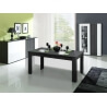 Table de salle à manger rectangulaire contemporaine chêne anthracite Belagio