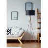 Lampadaire industriel métal pour salon 140 cm Perles