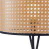 Lampadaire design en cannage pour salon 140 cm Elata