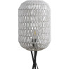 Lampadaire design aspect rotin pour salon 150 cm Topaze