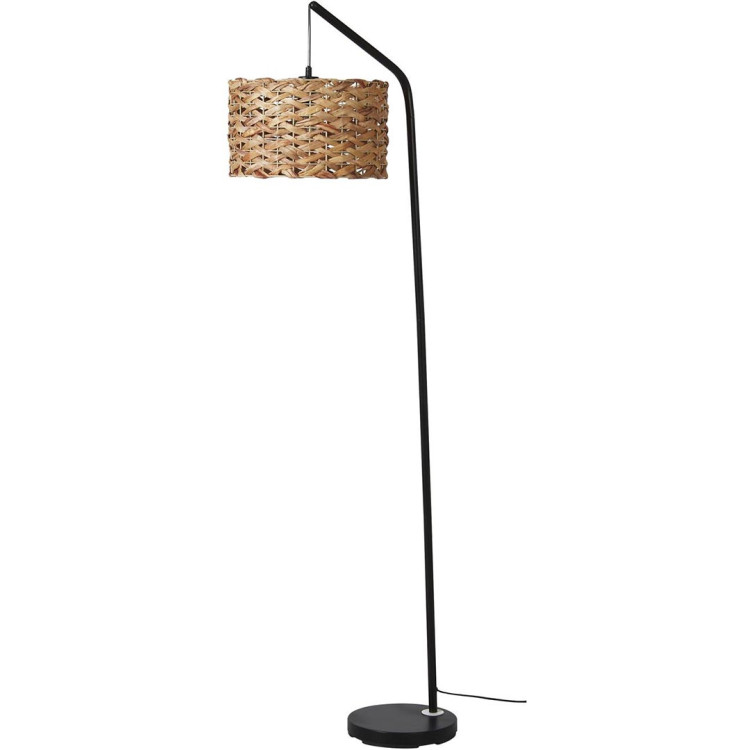 Lampadaire en rotin naturel pour salon 165 cm Citrine