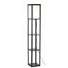 Lampadaire industriel bois pour salon 160 cm Collins