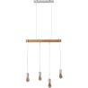 Suspension industrielle pour salon 8,5 cm Soleil