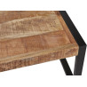 Table basse industrielle en bois de manguier massif Açore