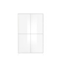 Vaisselier/argentier moderne blanc laqué Enzio