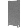 Cloison acoustique grise 100 x 2,5 x 180 cm