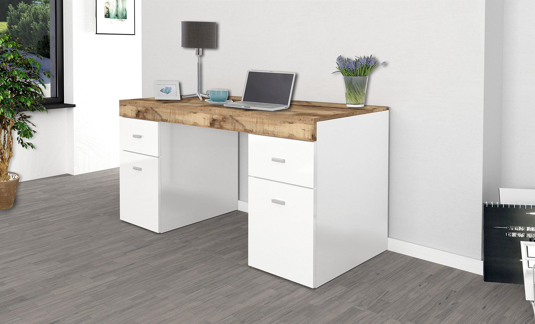 Bureau professionnel coulissant