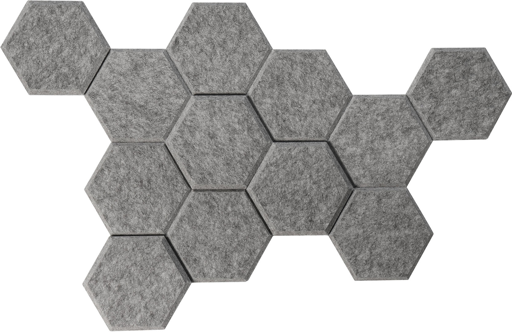 Lot de 12 panneaux acoustiques hexagonaux, panneaux d