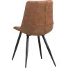 Chaise de restaurant vintage (lot de 2) piétement en métal Eline