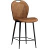 Tabouret de bar vintage (lot de 2) piétement métal Harry