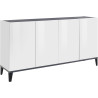 Buffet/bahut 160 cm moderne 4 portes Shine