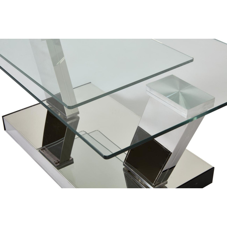 Relaxdays Table D'appoint Ronde En Verre Et Métal, Table Bout De Canapé Décorative, 51 X 50 X 50 Cm En Blanc Tendance 49827963