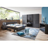 Paire de tiroir-lit moderne graphite Adriana