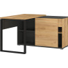 Bureau d'angle moderne chêne/graphite Finlande