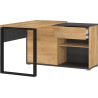 Bureau d'angle moderne chêne/graphite Finlande