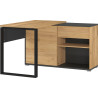 Bureau d'angle moderne chêne/graphite Finlande