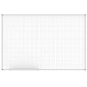 Tableau blanc pour aimants et marqueurs quadrillage 2 x 2 cm